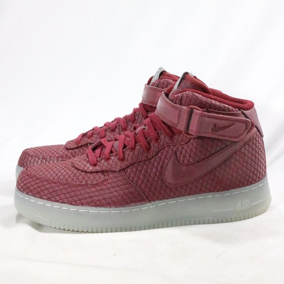Nike Other - NIKE Air Force 1 '07 Mid LV8 ‘Team Red’ Sneakers Sz 11.5 US